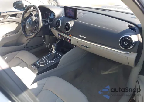 2015 Audi A3 2.0T Premium z USA, uszkodzony, nr VIN WAUEFGFF0F1086077